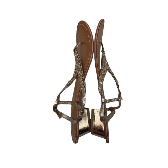 Coconuts by Matisse Gold Delight Gemstone Ankle Strap Sandals Size 10 Women's - Picture 4 of 7